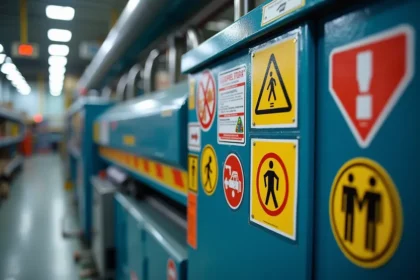 Naklejki BHP – Klucz do Bezpieczeństwa w Miejscu Pracy