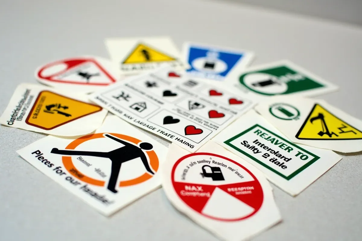 Naklejki BHP – Klucz do Bezpieczeństwa w Miejscu Pracy